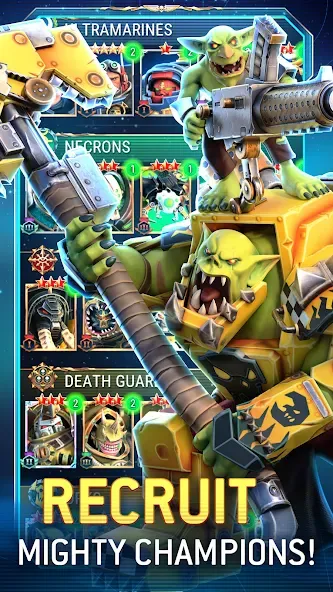 Скачать Warhammer 40,000: Tacticus — Последняя версия (Много камней и бесконечные ресурсы) — скриншот 1