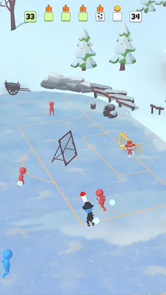 Скачать Super Goal: Fun Soccer Game на телефон — Бесконечные деньги и без рекламы — скриншот 3