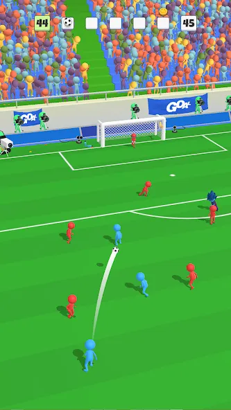 Скачать Super Goal: Fun Soccer Game на телефон — Бесконечные деньги и без рекламы — скриншот 4
