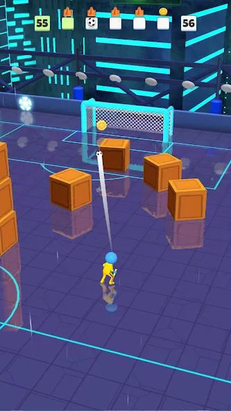 Скачать Super Goal: Fun Soccer Game на телефон — Бесконечные деньги и без рекламы — скриншот 5