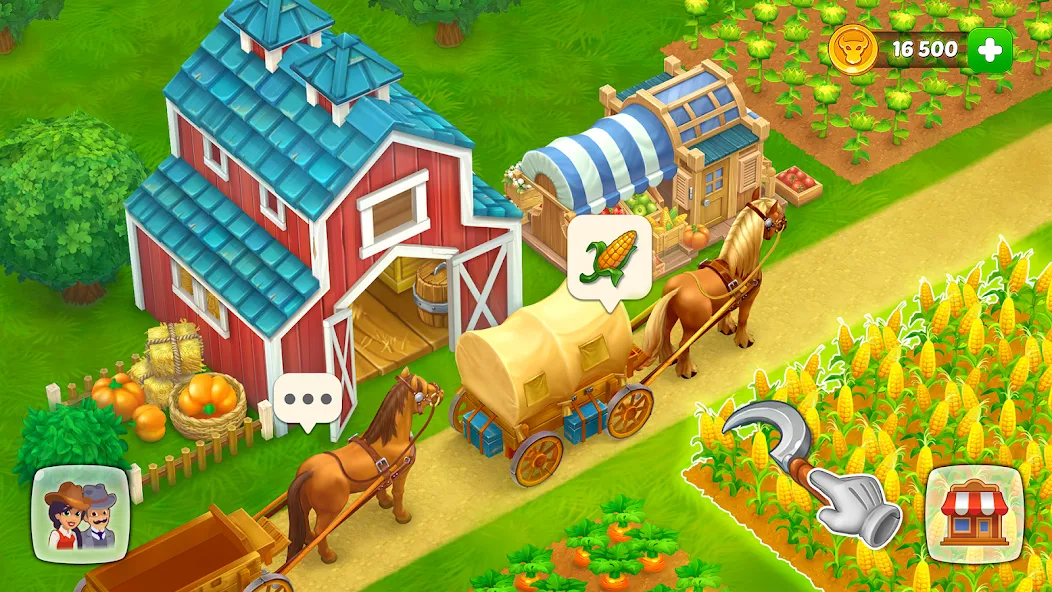 Скачать Wild West: Farm Town Build — Много денег — скриншот 5