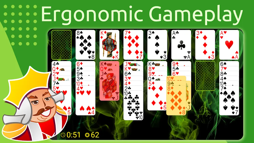 Скачать взломанную FreeCell — Все темы открыты — скриншот 1