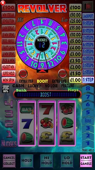Revolver Pub Fruit Machine — Мод: Бесплатные вращения — скриншот 2