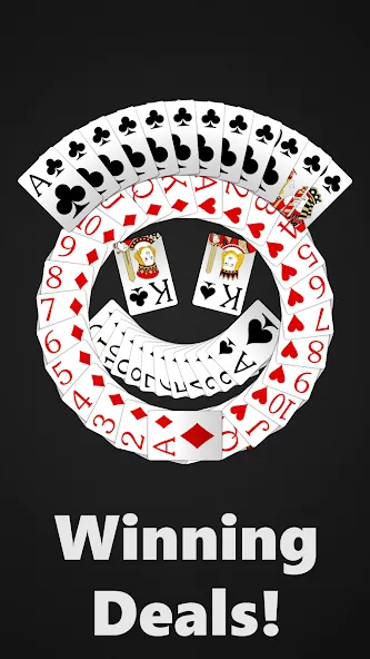 Взломанная Solitaire - Classic Card Games на Андроид — Без рекламы — скриншот 4