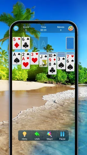 Solitaire, Klondike Card Games — Взломанная версия (Все открыто) — скриншот 4