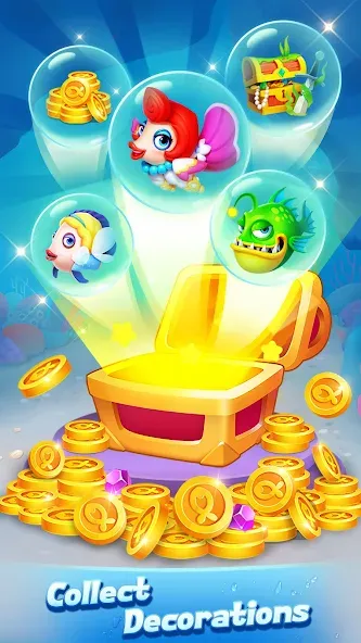 Solitaire 3D Fish (Мод Много денег и без рекламы) — скриншот 5