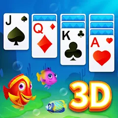 Solitaire 3D Fish (Мод Много денег и без рекламы)