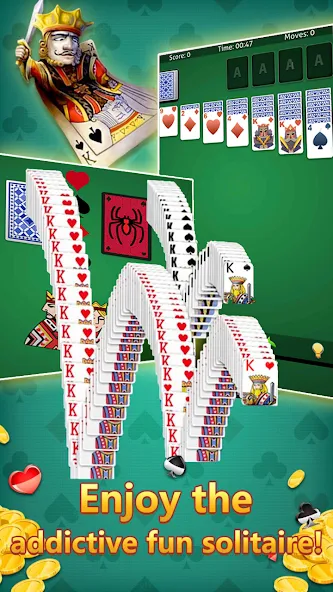 Скачать Klondike Solitaire :card shark — Много денег и без рекламы — скриншот 3