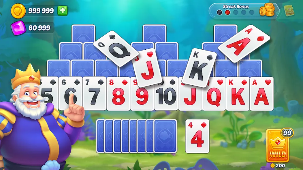 Взломанная Solitaire TriPeaks Fish на Андроид — Много денег и без рекламы — скриншот 1 Взломанная Solitaire TriPeaks Fish на Андроид — Много денег и без рекламы — скриншот 1