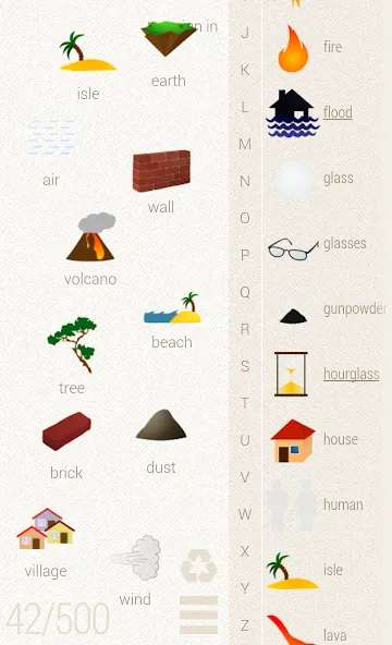 Little Alchemy Mod APK Все элементы открыты — Скачать на Андроид — скриншот 4