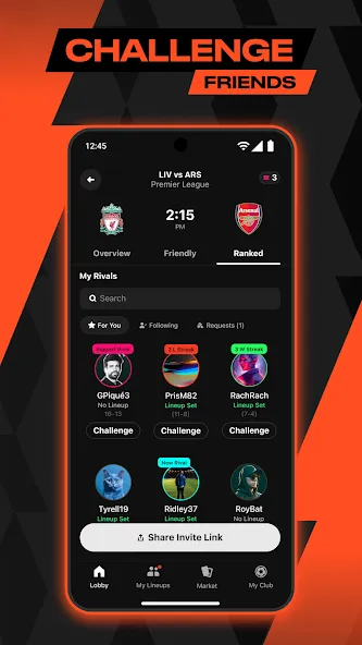 Взлом Sorare Rivals Fantasy Football — Много денег — скриншот 2 Взлом Sorare Rivals Fantasy Football — Много денег — скриншот 2
