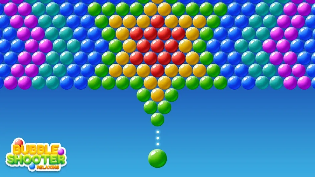 Скачать Bubble Shooter Relaxing MOD APK — Много денег — скриншот 1