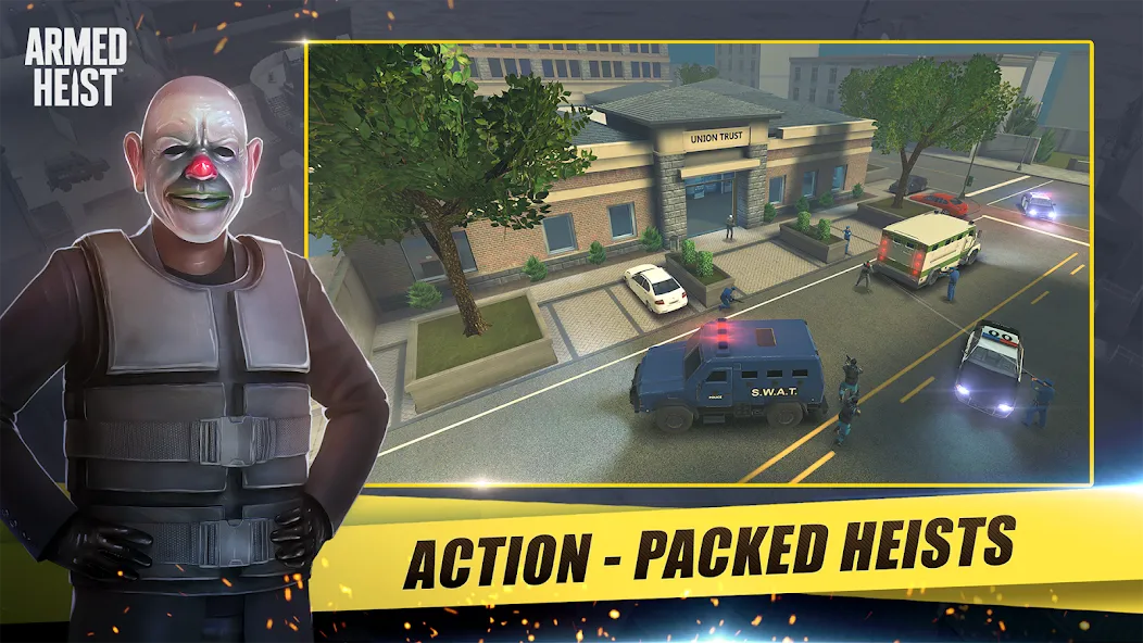 Armed Heist: Shooting gun game — Много денег — скриншот 1