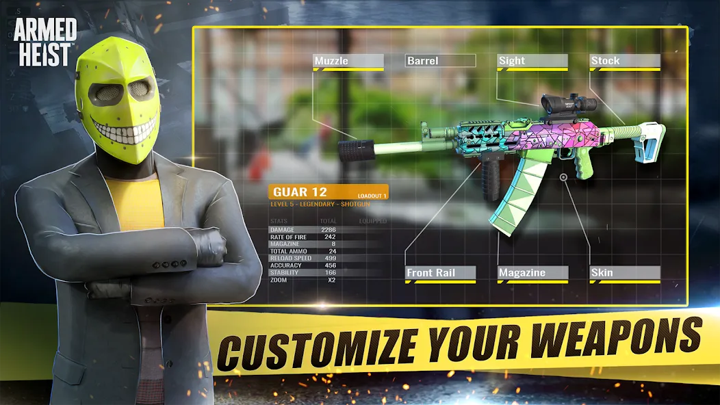 Armed Heist: Shooting gun game — Много денег — скриншот 3