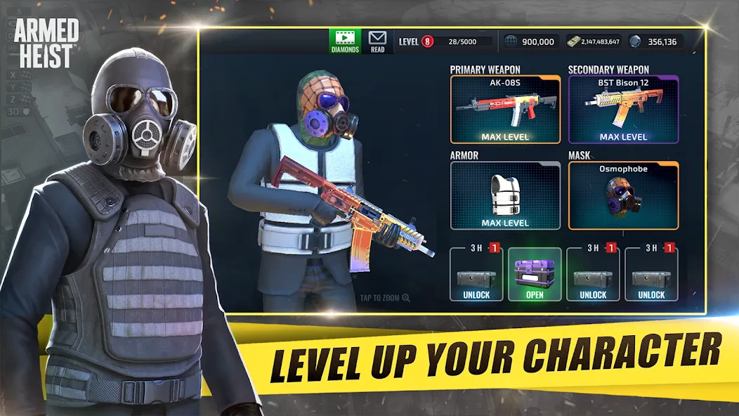 Armed Heist: Shooting gun game — Много денег — скриншот 5