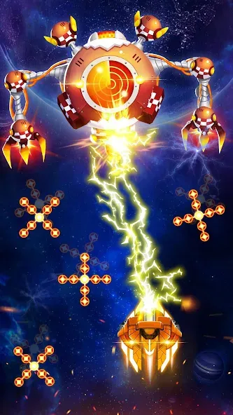 Скачать Space Shooter: Galaxy Attack с модом — Много денег — скриншот 2