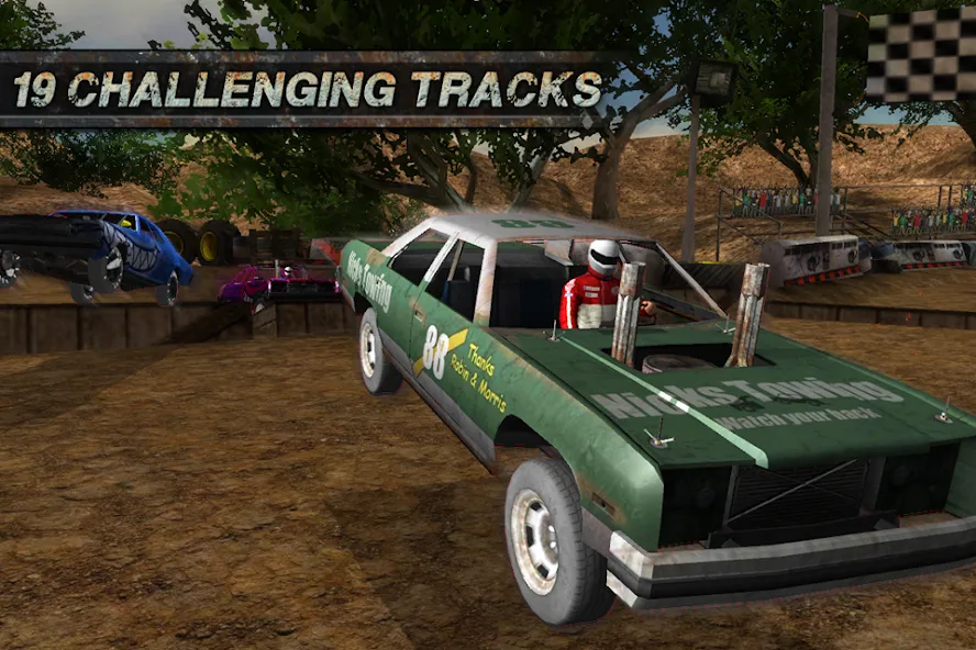 Скачать Demolition Derby: Crash Racing на телефон — Много денег и бесплатные покупки — скриншот 2