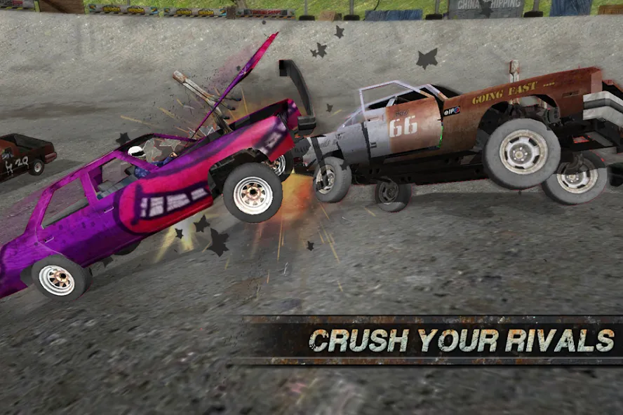 Скачать Demolition Derby: Crash Racing на телефон — Много денег и бесплатные покупки — скриншот 3