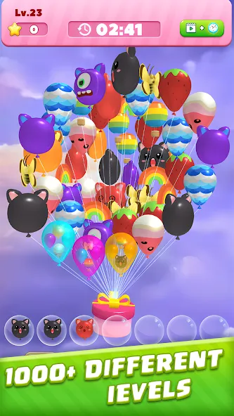 Скачать Bubble Burst：Match 3D — Модификация Много денег — скриншот 1
