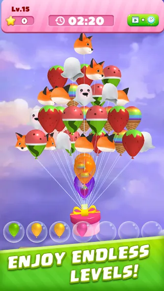 Скачать Bubble Burst：Match 3D — Модификация Много денег — скриншот 2