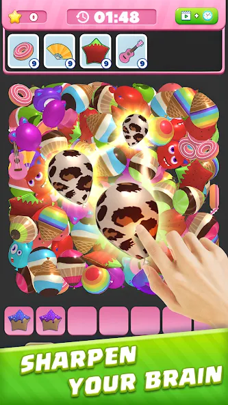Скачать Bubble Burst：Match 3D — Модификация Много денег — скриншот 3