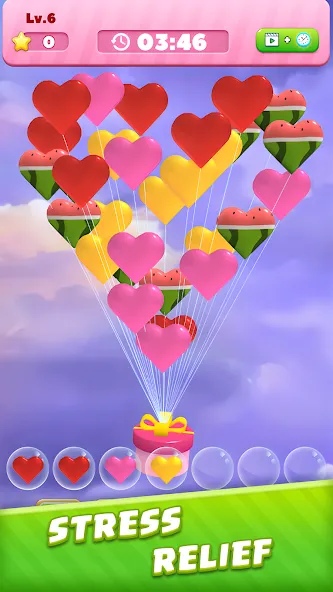 Скачать Bubble Burst：Match 3D — Модификация Много денег — скриншот 5