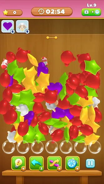 Скачать Match Triple Balloon (Мод: Много денег) на Андроид — скриншот 5
