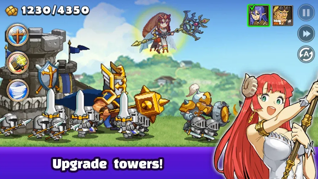 Скачать Kingdom Wars - Tower Defense MOD APK — Много денег — скриншот 2