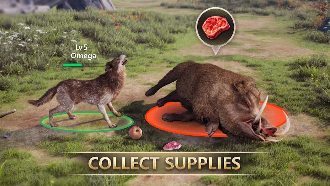 Скачать взломанную Wolf Game: Wild Animal Wars — Много денег и ресурсов — скриншот 2 Скачать взломанную Wolf Game: Wild Animal Wars — Много денег и ресурсов — скриншот 2