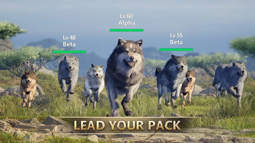 Скачать взломанную Wolf Game: Wild Animal Wars — Много денег и ресурсов — скриншот 4 Скачать взломанную Wolf Game: Wild Animal Wars — Много денег и ресурсов — скриншот 4
