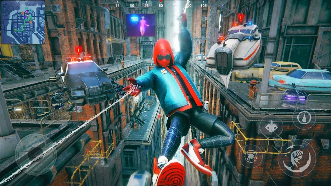 Super city Hero:Spider Game MOD — Много денег на Андроид — скриншот 4