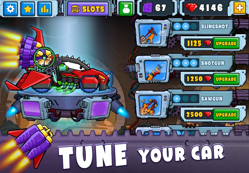 Скачать Car Eats Car 2 - Racing Game на телефон — Много денег — скриншот 2