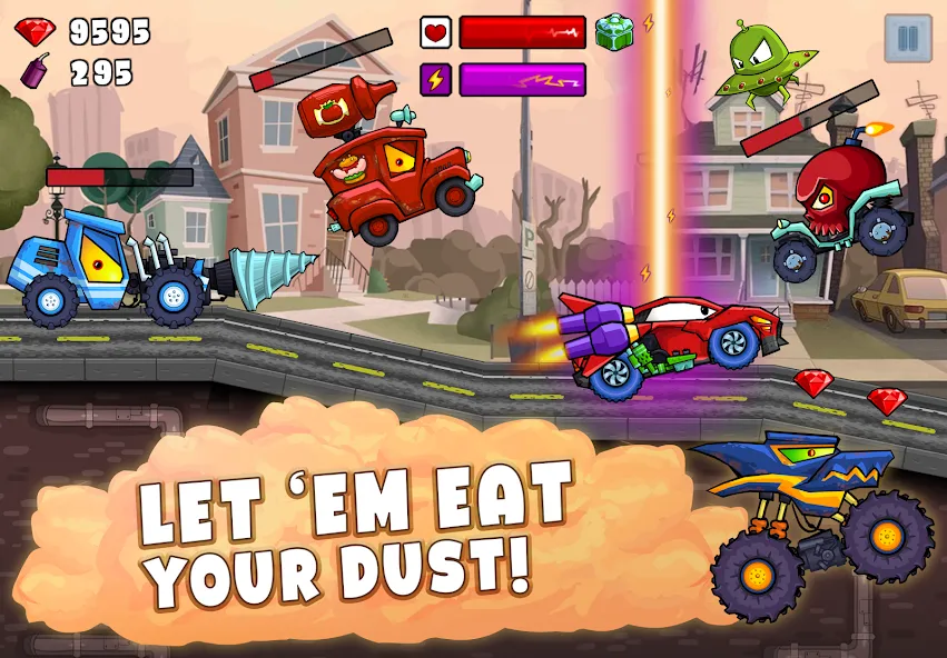 Скачать Car Eats Car 2 - Racing Game на телефон — Много денег — скриншот 3