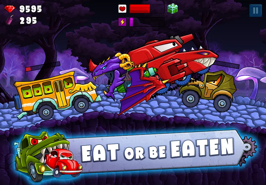 Скачать Car Eats Car 2 - Racing Game на телефон — Много денег — скриншот 5