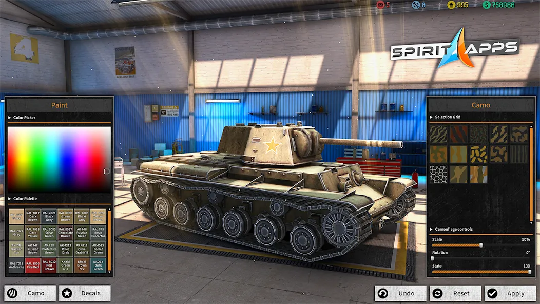 Скачать World Tanks War: Offline Games MOD APK — Много денег — скриншот 4