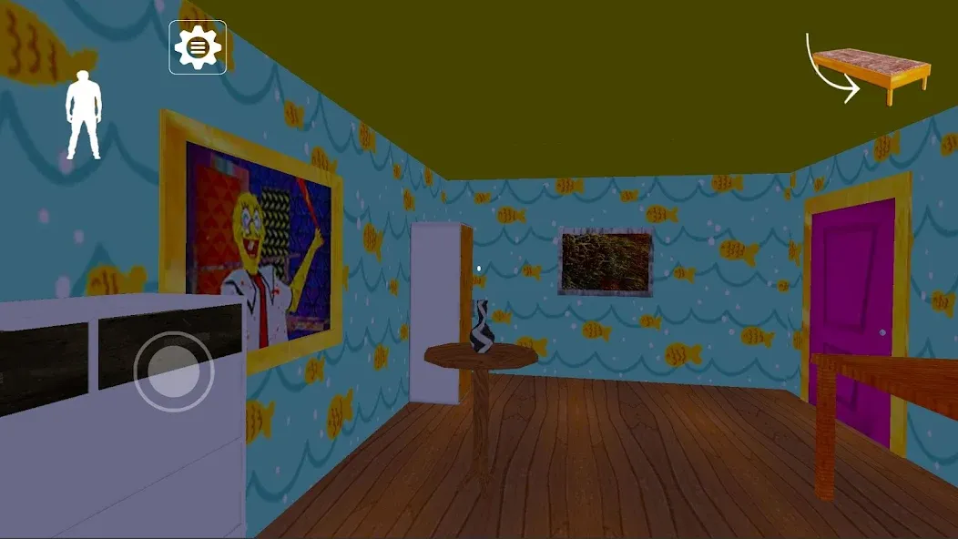 Скачать Horror Sponge Granny V1.8 — Модификация Бессмертие и отсутствие рекламы — скриншот 4