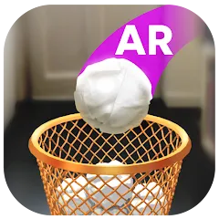 Взломанная Paper Bin AR на Андроид — Все уровни разблокированы