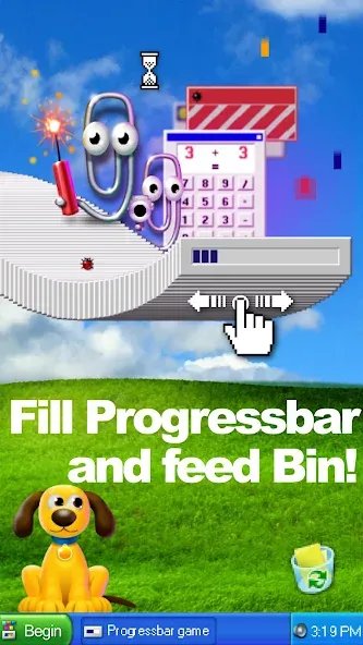 Скачать Progressbar95 - nostalgic game на Андроид — Много денег — скриншот 2 Скачать Progressbar95 - nostalgic game на Андроид — Много денег — скриншот 2