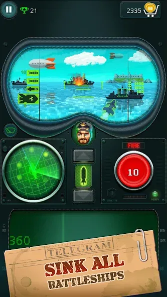 Скачать взлом You Sunk - Submarine Attack на Андроид — Много денег и без рекламы — скриншот 1