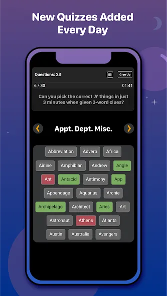 Sporcle MOD APK — Все пакеты разблокированы — скриншот 2