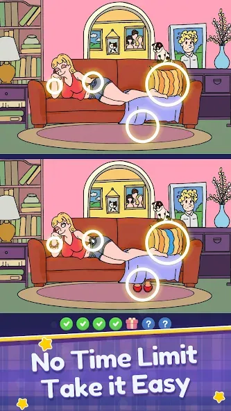 Find Differences: Spot Fun на Андроид — Все подсказки и пропуск уровней — скриншот 3