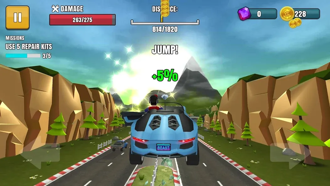 Скачать Faily Brakes 2: Car Crash Game на телефон — Много денег — скриншот 4 Скачать Faily Brakes 2: Car Crash Game на телефон — Много денег — скриншот 4