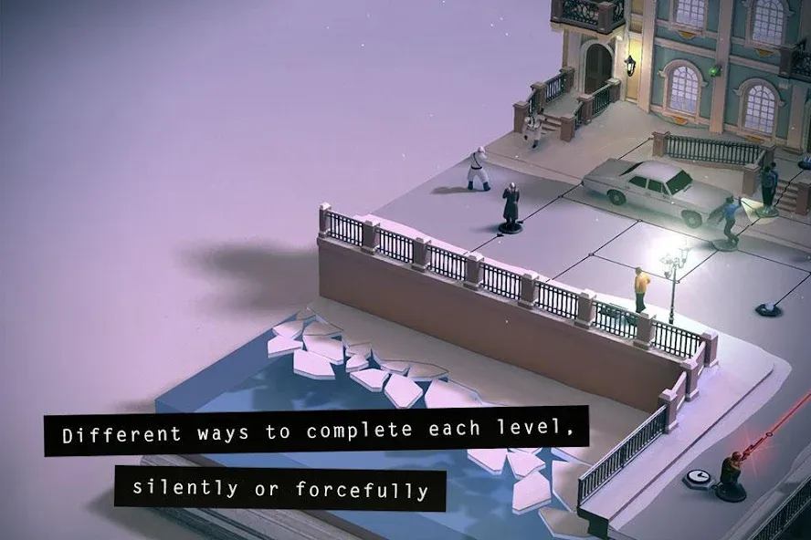Hitman GO — Открыты все уровни и подсказки — скриншот 3