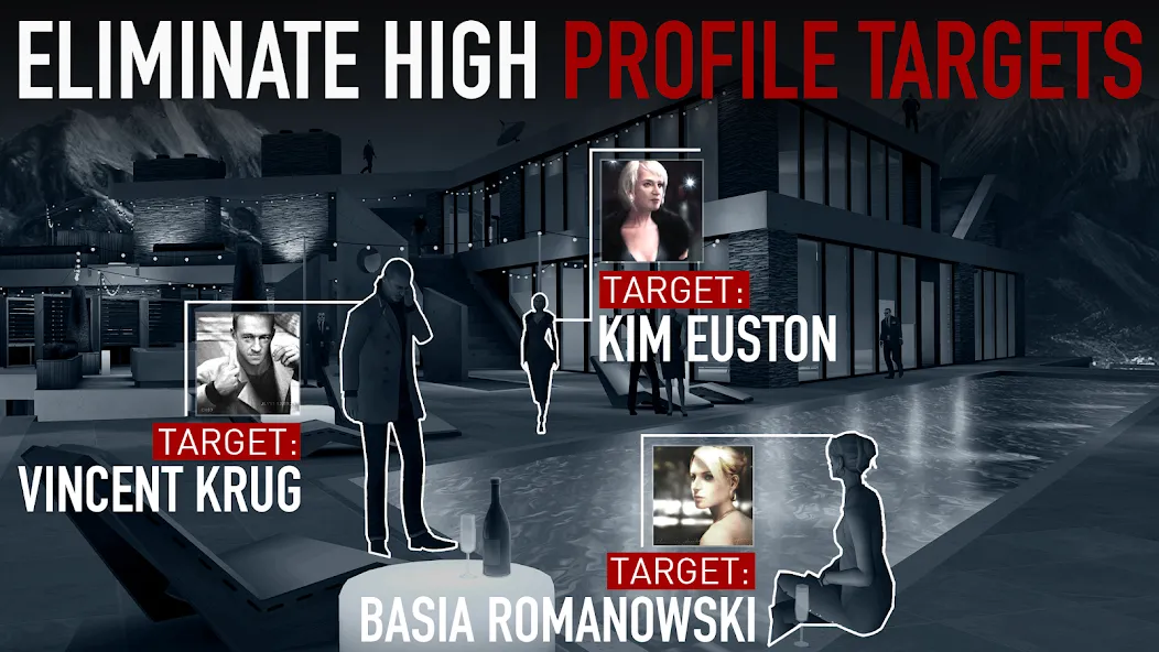 Скачать Hitman Sniper на Андроид — Все оружие открыто — скриншот 2