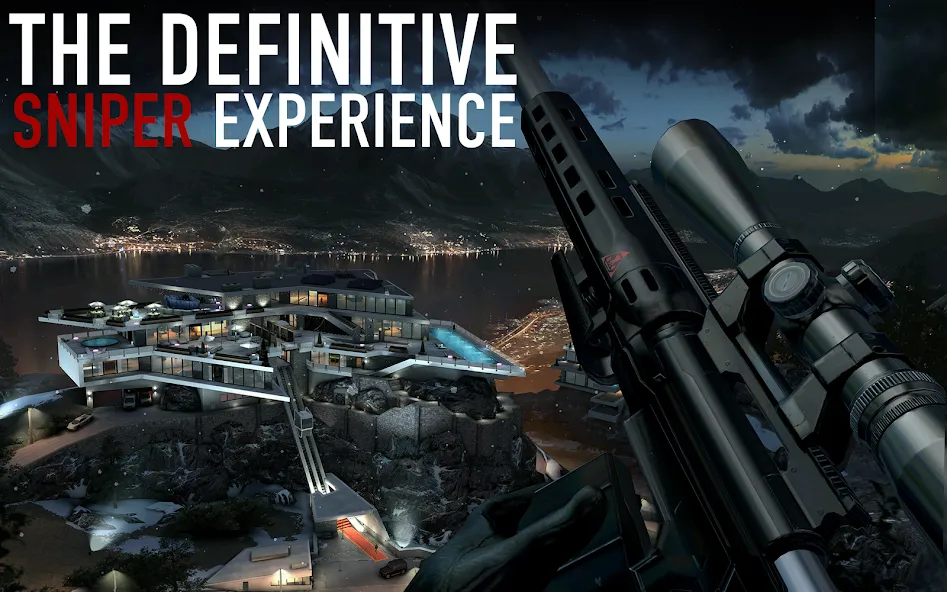 Скачать Hitman Sniper на Андроид — Все оружие открыто — скриншот 5