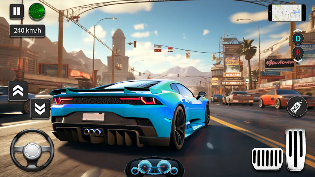 GT Car Stunt : Ramp Car Stunts MOD — Много денег на Андроид — скриншот 2