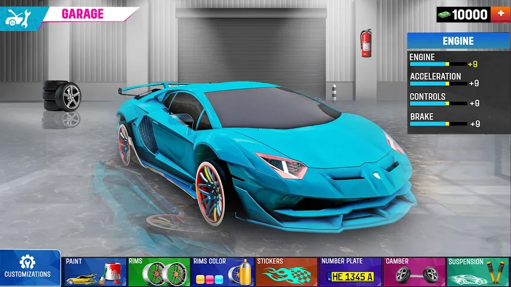 GT Car Stunt : Ramp Car Stunts MOD — Много денег на Андроид — скриншот 4