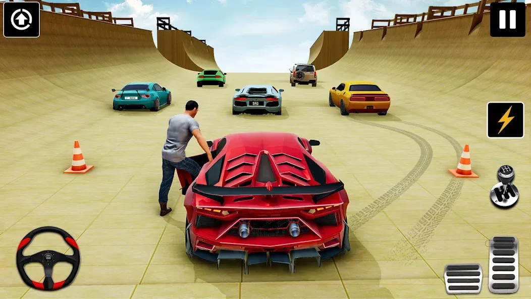GT Car Stunt : Ramp Car Stunts MOD — Много денег на Андроид — скриншот 5
