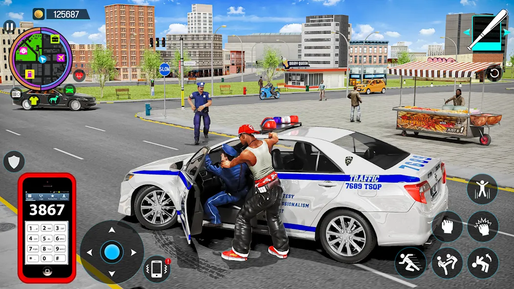 Скачать Gangster Mafia City Crime Game MOD APK — Много денег — скриншот 3