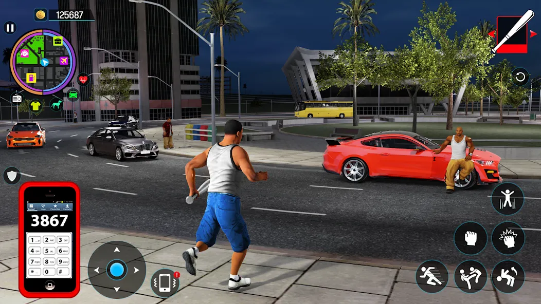 Скачать Gangster Mafia City Crime Game MOD APK — Много денег — скриншот 4